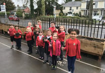 Planting a hedge will clean the air at Alton Infant School