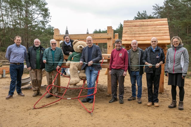 Plenty of adventures for toddlers at Hogmoor Inclosure playground