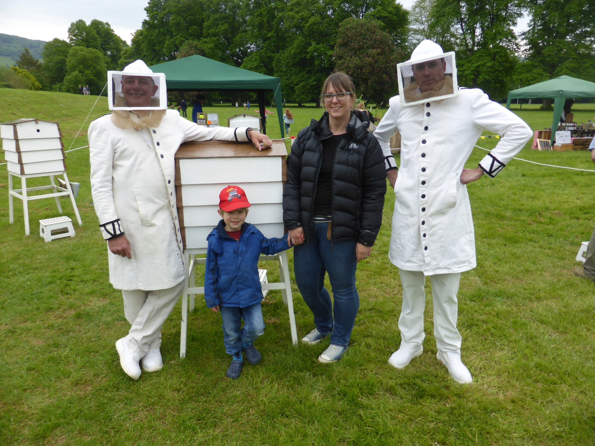 Bees for Development charity members at an event in 2019