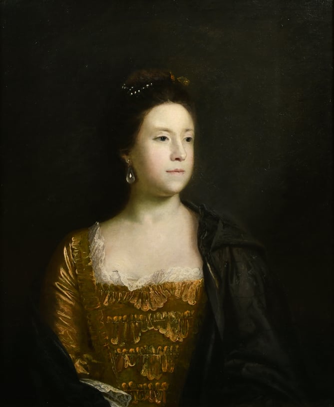 A portrait of Mrs Darley-Waddilove by Joshua Reynolds (1723-1792) will be sold at Parker Fine Art Auctions in Farnham on April 6