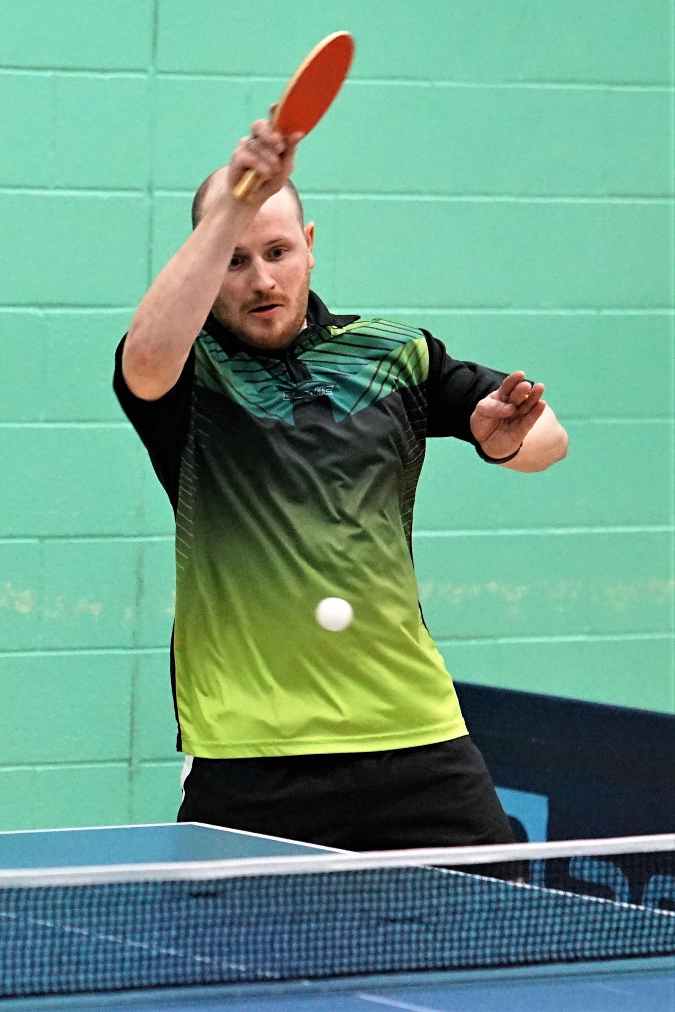 Scott Lewis, 2023 Mens and mixed doubles champions (Photo: Malcolm Lambert)