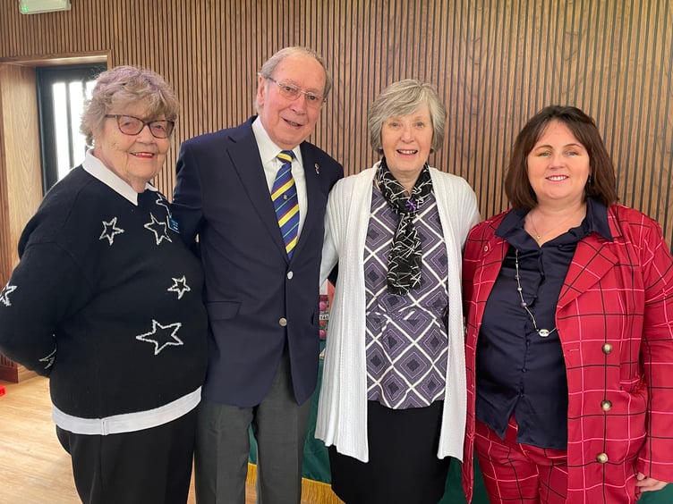 Jill Ayres, Eric and Sue Parkes and Jo Byford. AQ 4649