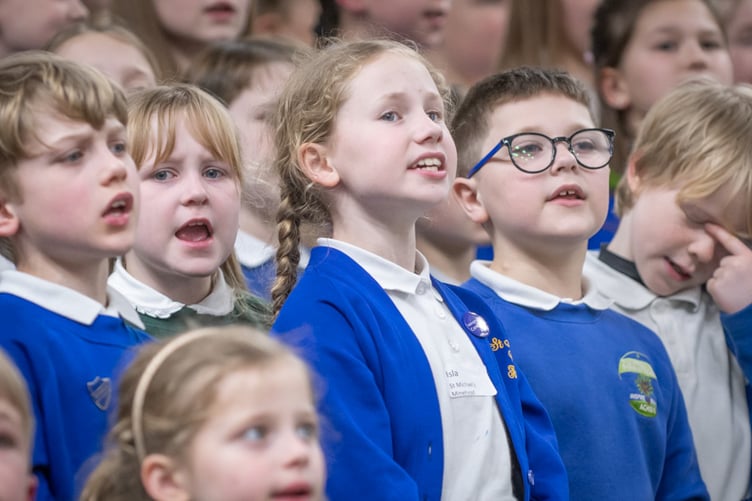 Pupils across 19 schools performed a number of Abba classics