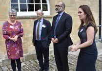 Lord Lieutenant of Somerset visits faith centre to mark 50th anniversary