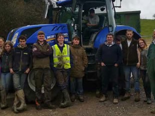 Young Petersfield farmers have dung themselves proud by raising £2,000