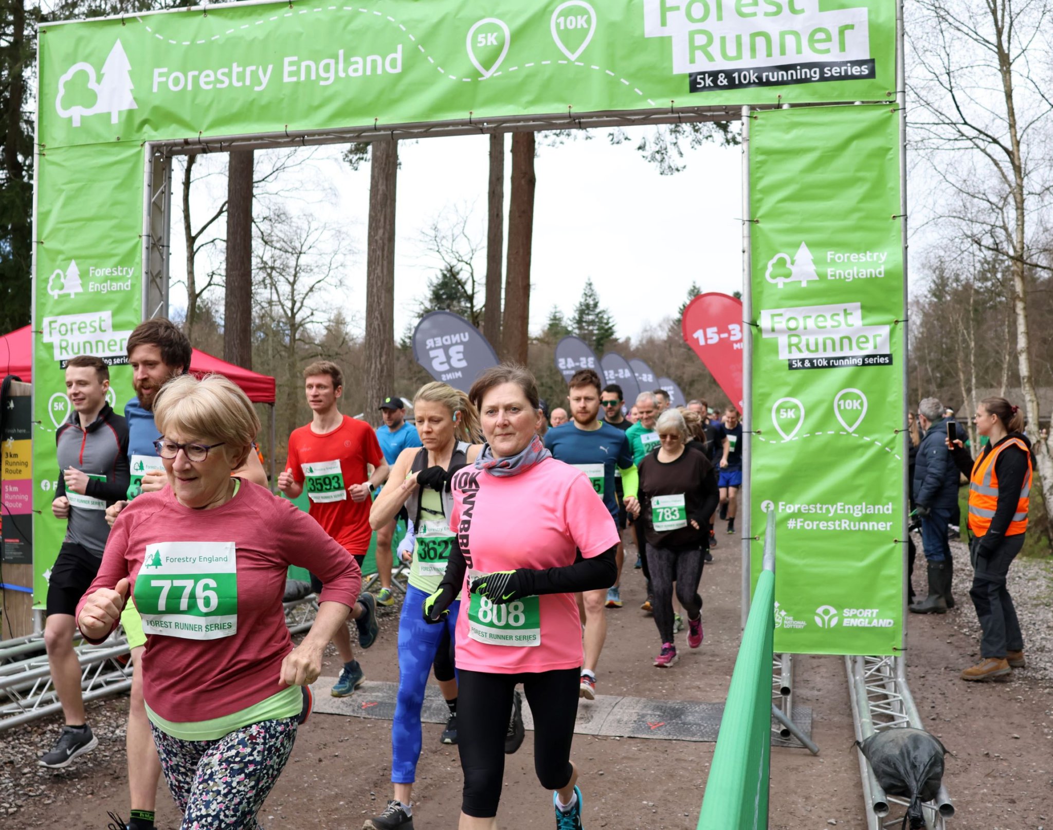 A Forest Runner event was held at Alice Holt Forest