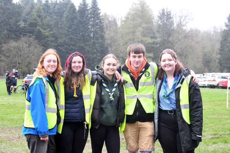 n Monross Trailblazers Sophie Williams, Gavin Jones, Alice Taylor, Dan Gray, Rob Potter, Vanessa Ward, Grant White and Neil Harper.