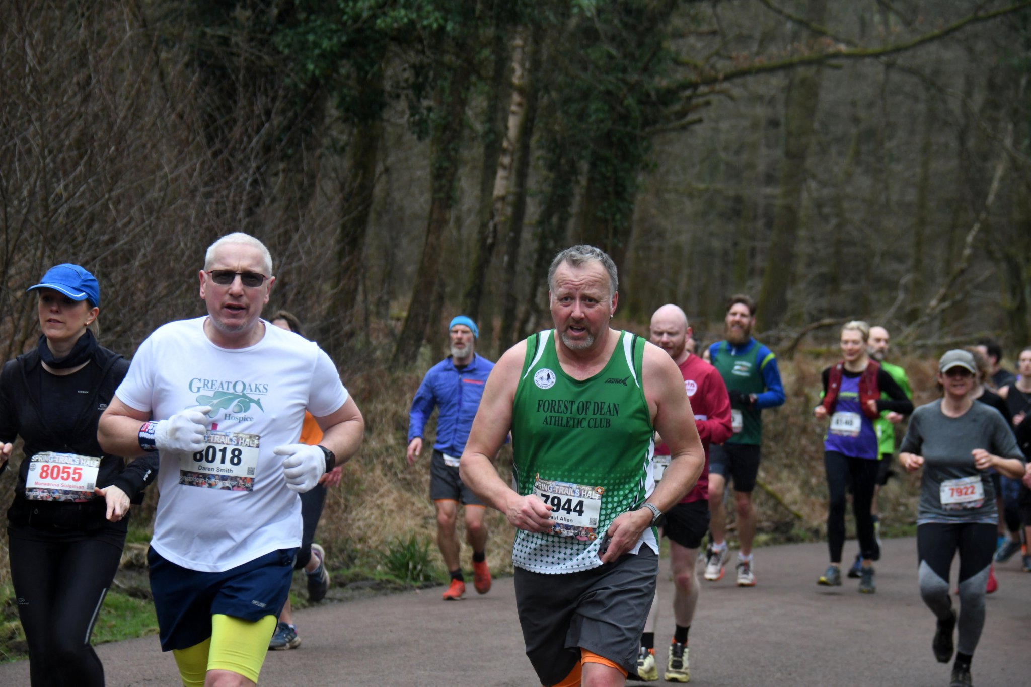 Daren Smith and Forest of Dean Athletic Club runner Paul Allen