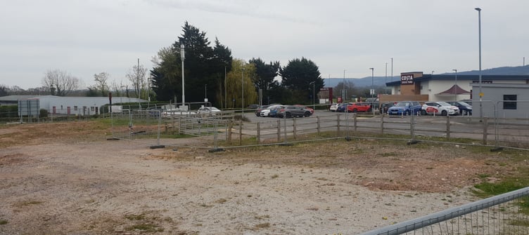 The proposed KFC site faces onto the A38 at Chelston.