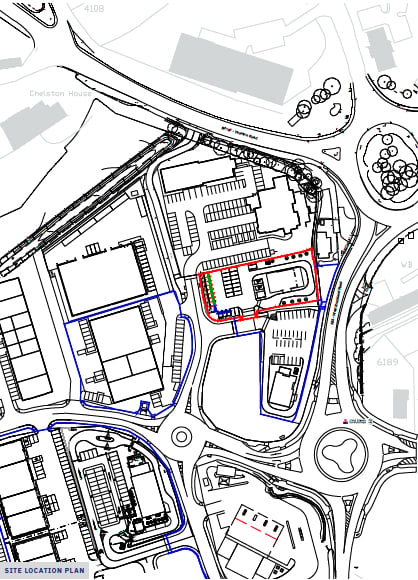The location of the proposed KFC at Westpark, Chelston.