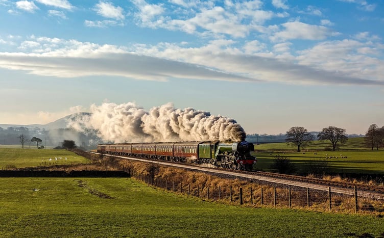 Flying Scotsman in full steam.