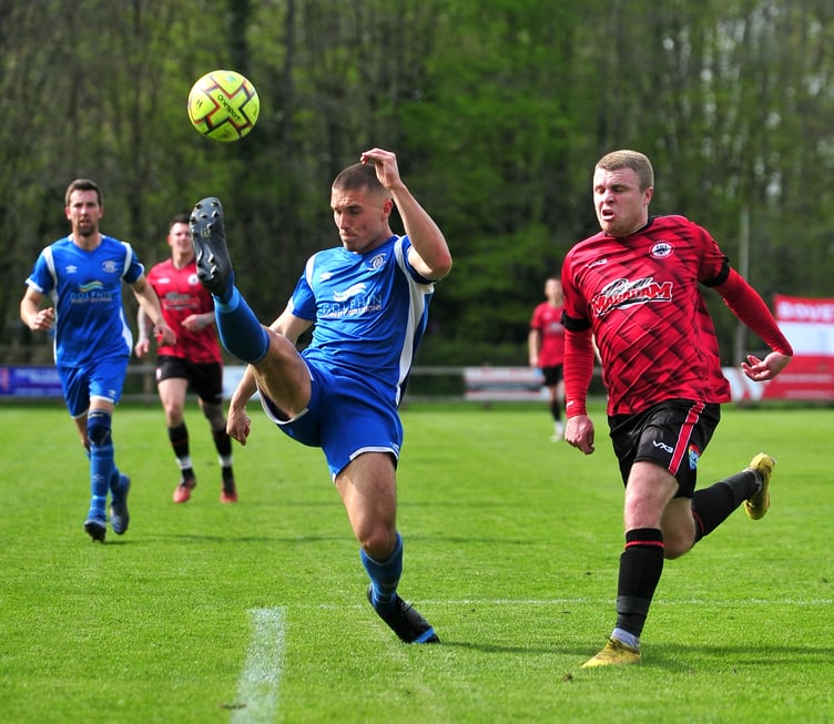 Images from the Bovey Tracey v Crediton United FC First Team game.