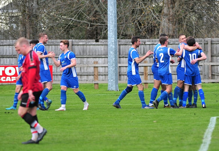 Images from the Bovey Tracey v Crediton United FC First Team game.