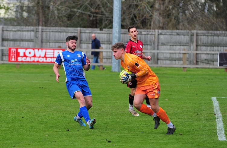 Images from the Bovey Tracey v Crediton United FC First Team game.