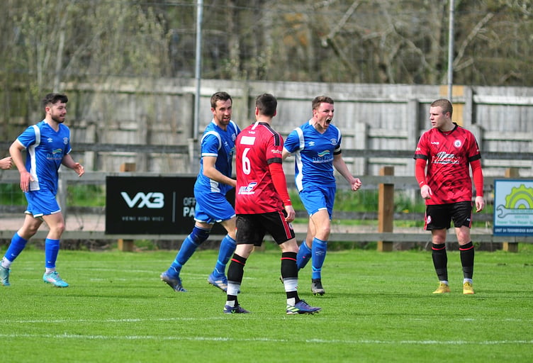 Images from the Bovey Tracey v Crediton United FC First Team game.