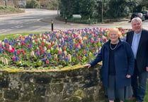 Liphook's new flower beds are fit for the new King ahead of Coronation