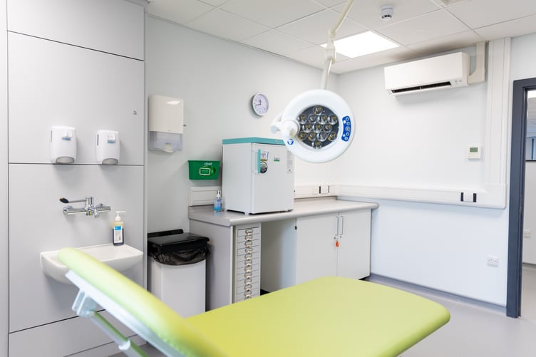 Inside the new macular conditions treatment centre in Taunton.