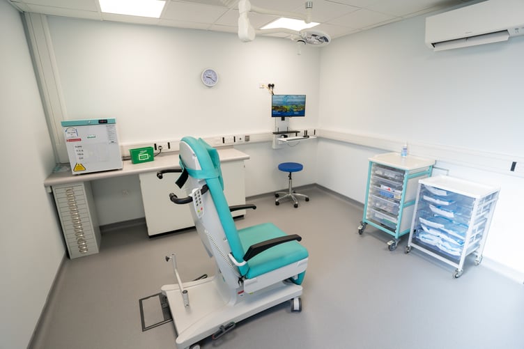Brand new facilities in the new macular conditions treatment centre in Taunton.