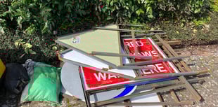 Letter: Council must act on Hampshire's abandoned signs and barriers