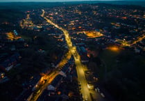 Crediton: photos at dusk
