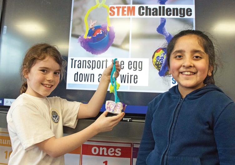 Annabel and Zahira take up a challenge.