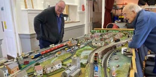 Steamy scenes at Liss village hall during model railway open day