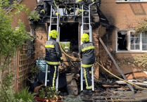 Fire leaves home uninhabitable