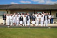 Club President opens the Green at Morchard Bishop Bowling Club
