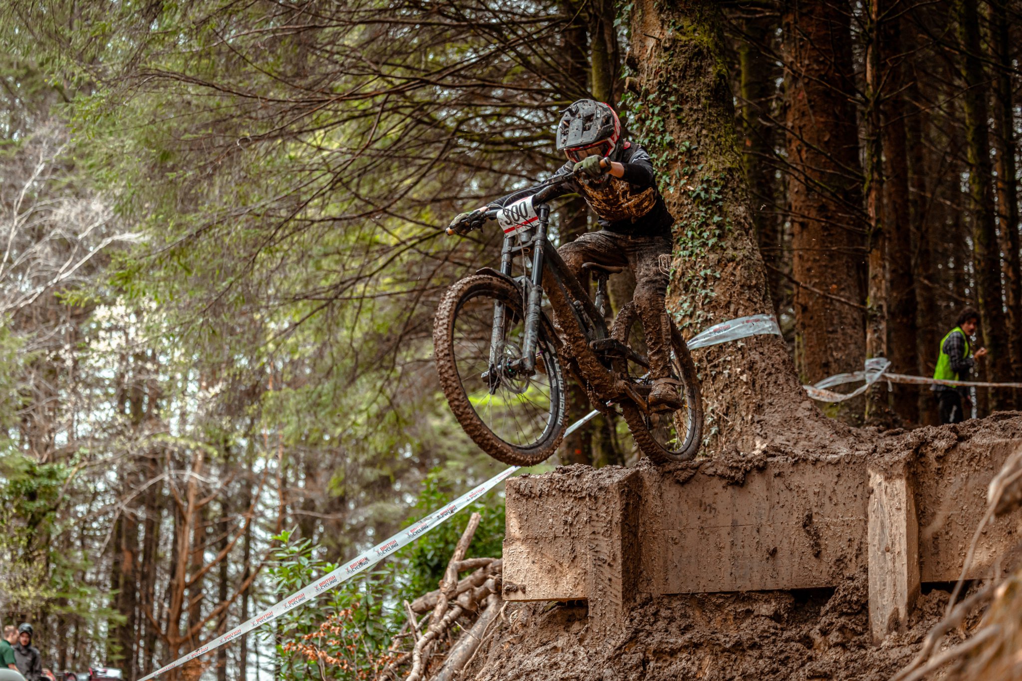 Callum Christian on his way to finishing a respectable 11th (Digital Downhill)