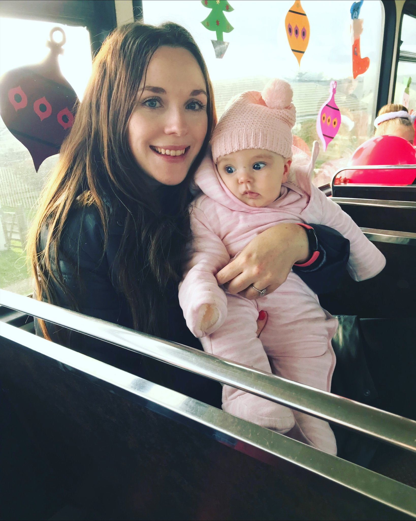 Suzanne Jolly and daughter Olivia Bergen (four months)
