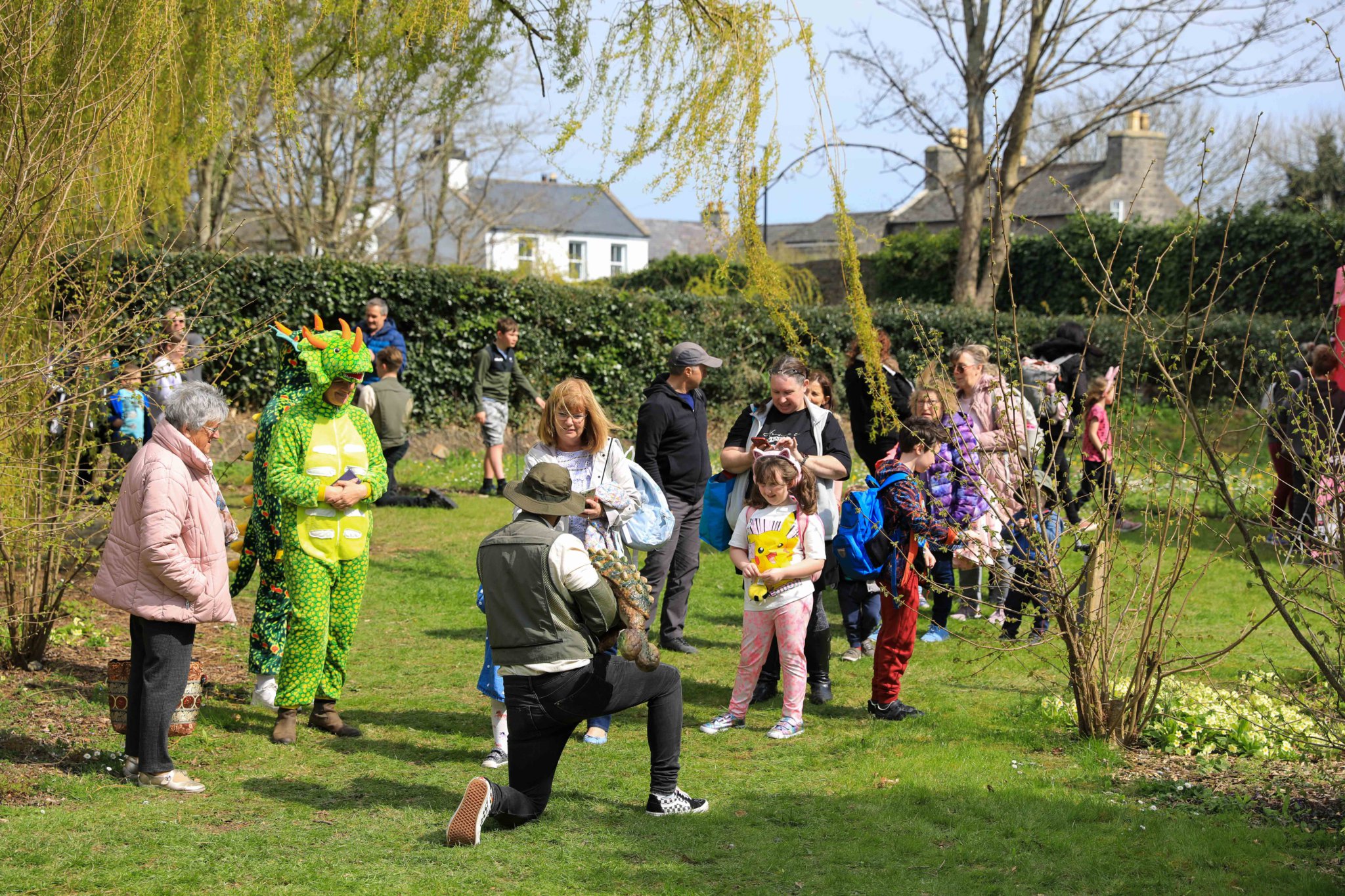 Many Different species of Dinosaur was shown to the crowds during the event