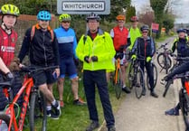 Petersfield Town FC fans get on their bikes to raise £420