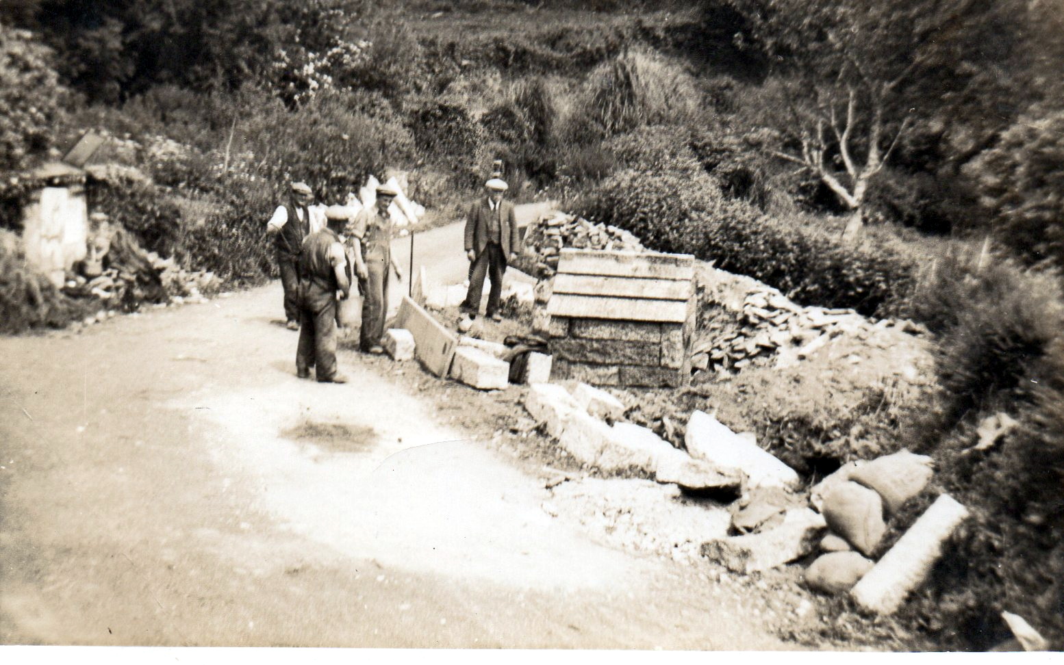 Liskeard Old Cornwall Society (OCS) members and residents of St Keyne came together recently to give the Holy Well just outside the village its annual tidy up