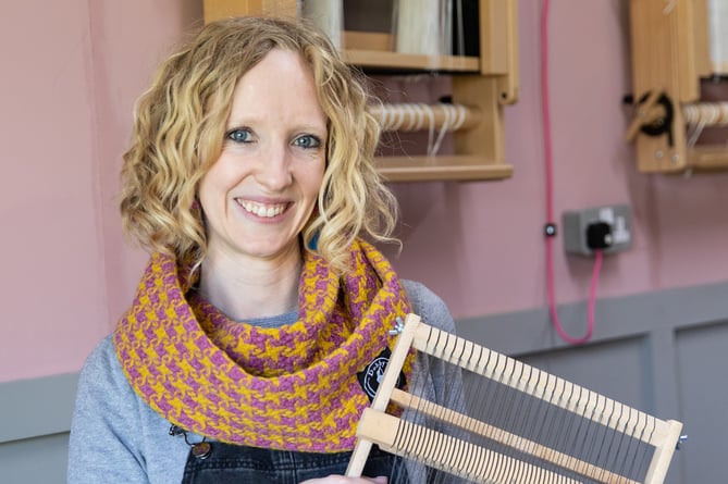 Dobby & Rose weaving studio runs courses to create unique weaving.
