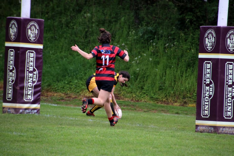 Images from the Crediton RFC Ladies v Penryn Ladies game by Alan Quick.