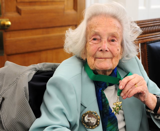 Lady Tindle honoured for services to Farnham
