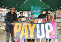 Support for teachers at Crediton rally over pay and school funding
