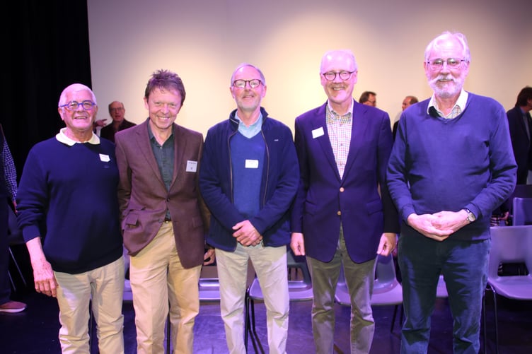 At the Queen Elizabeth’s School Platinum Reunion.