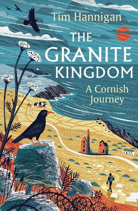 Cornish travel writer Tim Hannigan at the summit of Brown Willy during the 300-mile walk described in The Granite Kingdom.