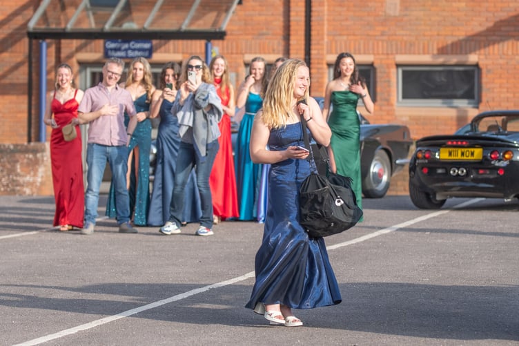 Year 11 students at Wellington School celebrated their prom over the weekend