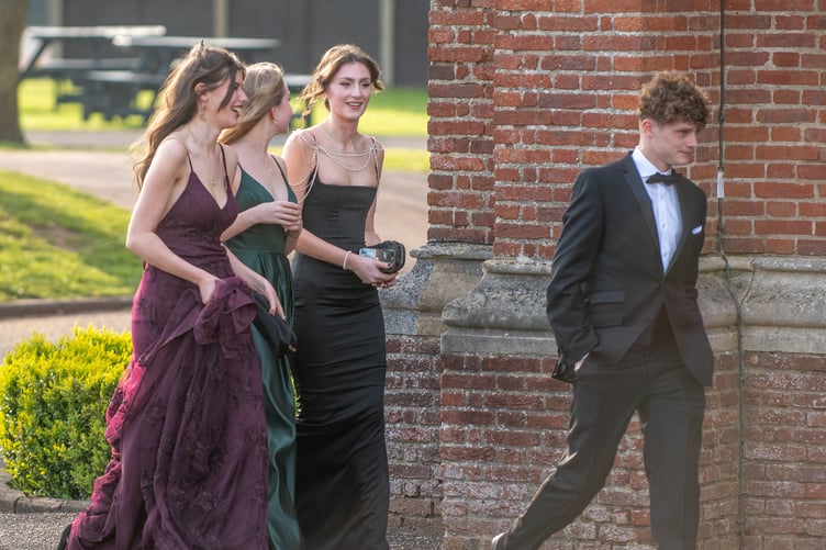 Year 11 students at Wellington School celebrated their prom over the weekend