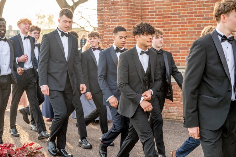 Year 11 students at Wellington School celebrated their prom over the weekend