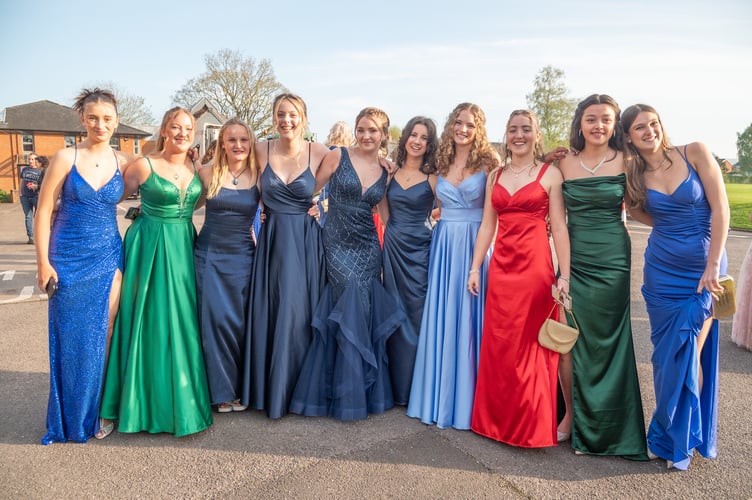 Year 11 students at Wellington School celebrated their prom over the weekend