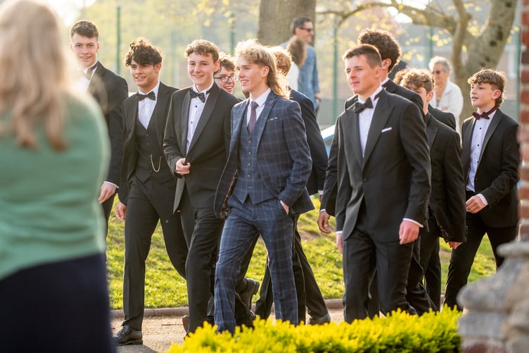 Year 11 students at Wellington School celebrated their prom over the weekend