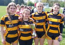Crediton RFC girls joined forces and enjoyed festival success

