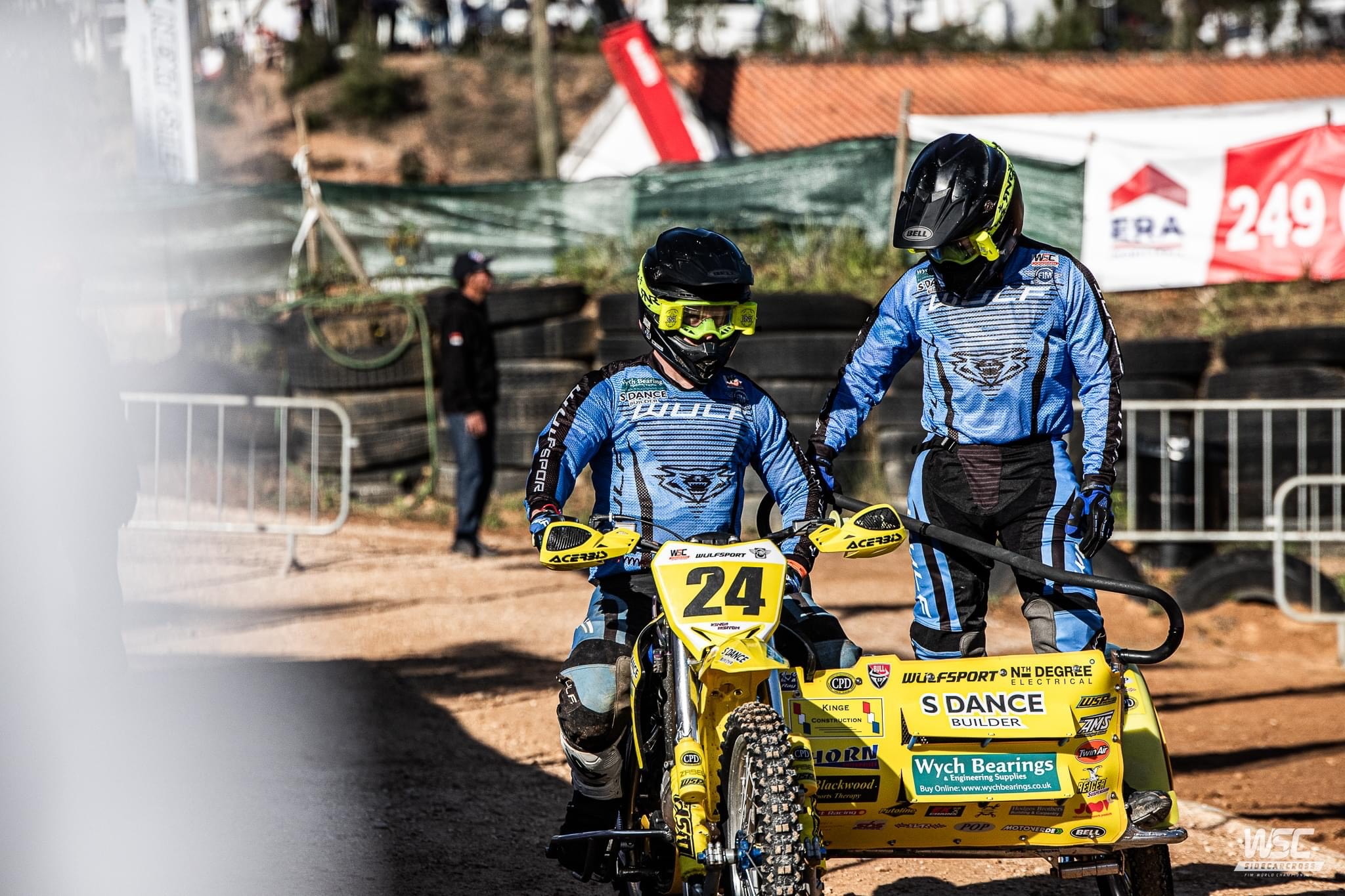 Bordon sidecar motocross team take on world’s best