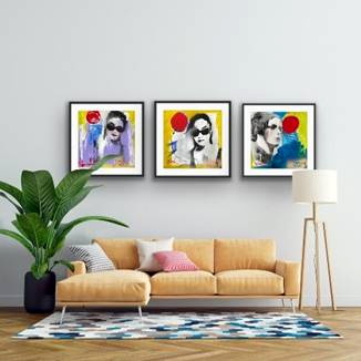 ART OF THE MATTER - Summer City Girls, by Kate Winskill, and Stephanie Wilkinson’s Dream Rhythm Paintings are among the works on display and for sale at the new ArtHouse Galleries in Victoria Place.