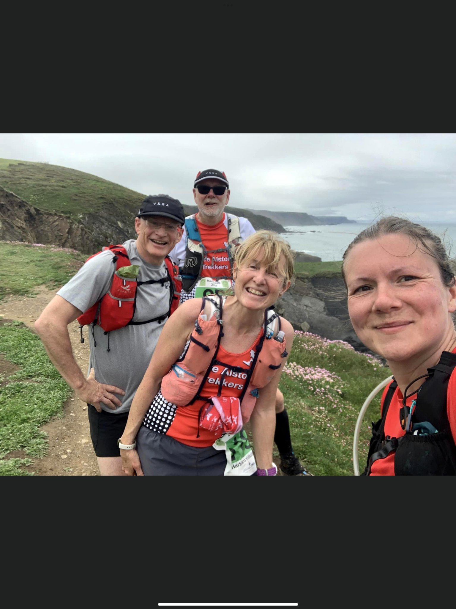 ABOVE: L-R: Jonathon Pratten, Paul Martin (also below), Lisa Birch and Christie Campbell.