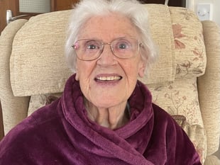 Rita Rawling of Alton gave nursing care to her patients for 45 years