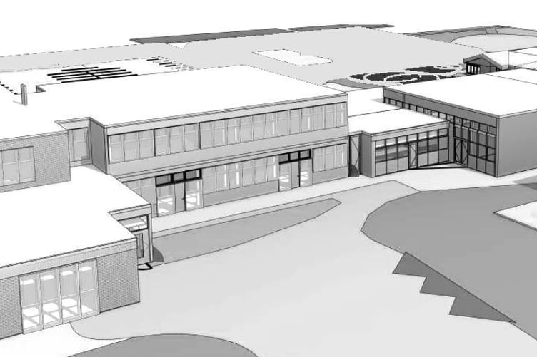 Plans for Bordon Infant and Junior schools, May 2023.